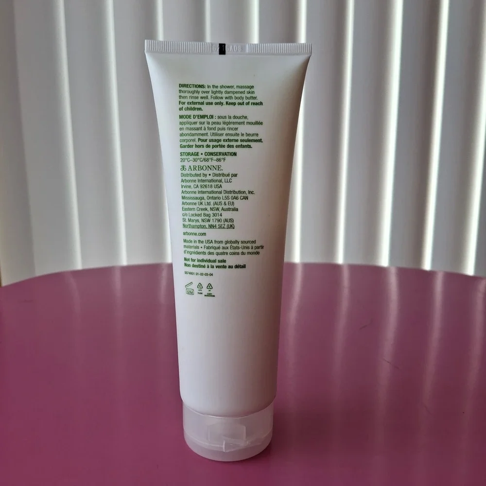 Arbonne Olive Blossom & Eucalyptus Cleansing Body Polish 8 oz Exfoliating Scrub